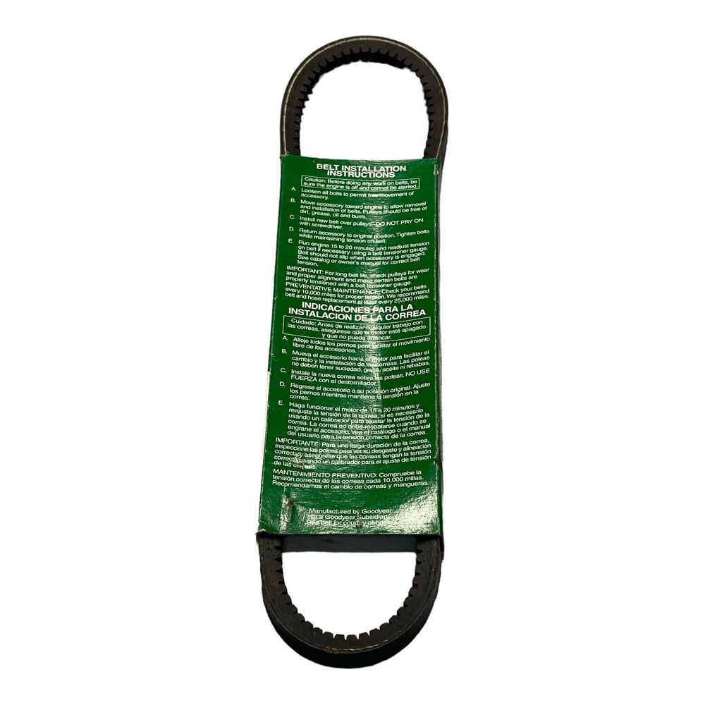 Kelly-Springfield 15290 Black 15/32 x 29" Automotive Car Replacement V Belt - Picture 4 of 8